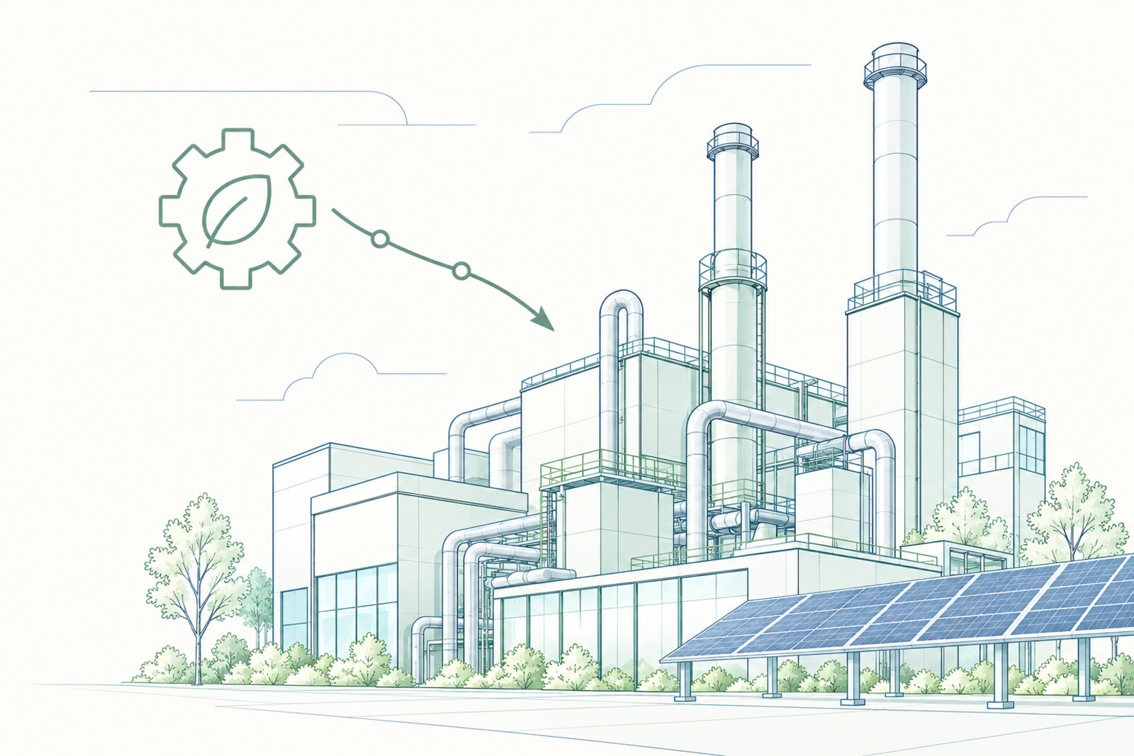 Industrial energy and carbon optimization concept